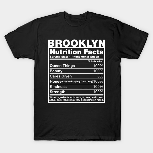 Brooklyn Name Birthday T-Shirt by CreativeShirt